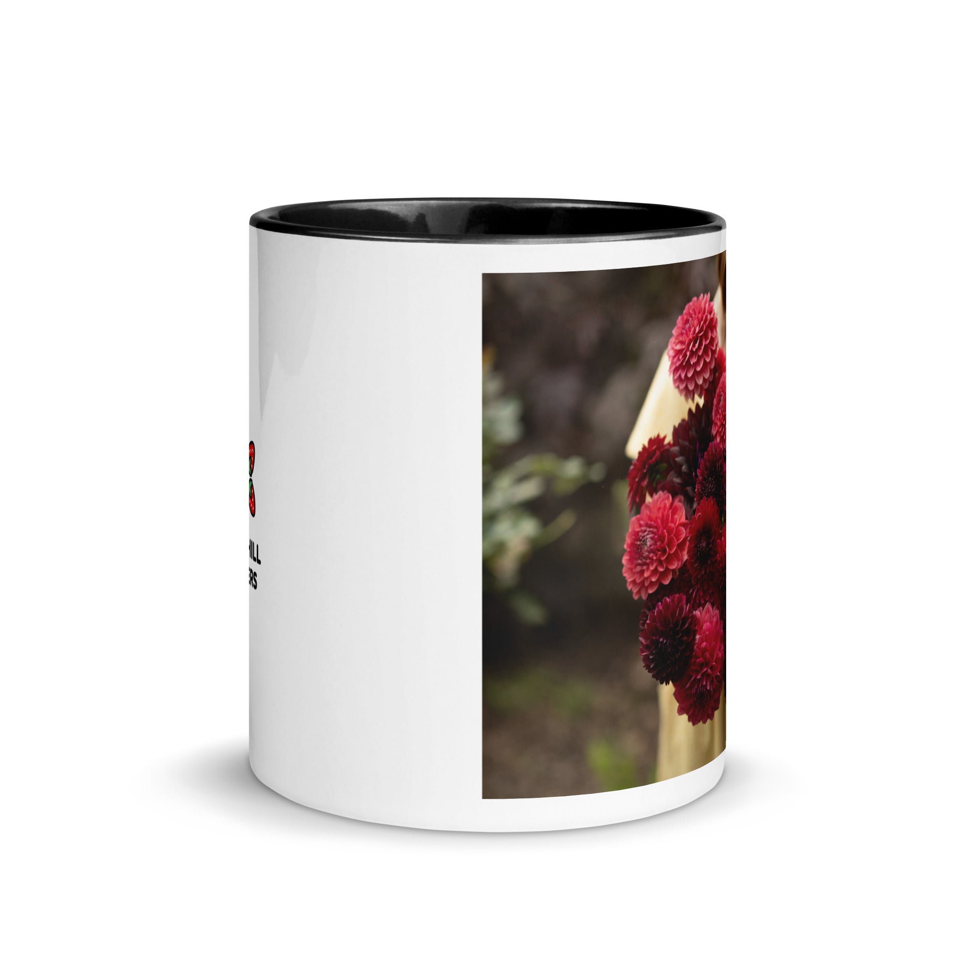 Red Dahlias Mug - Fruit Hill Flowers