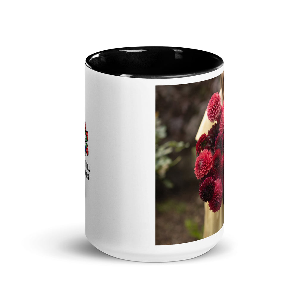 Red Dahlias Mug - Fruit Hill Flowers